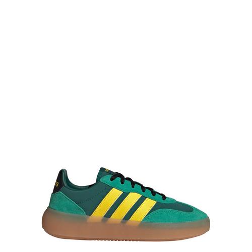 Rückansicht von adidas Barreda Decode Schuhe Kinder Sneaker Kinder Collegiate Green / Yellow / Court Green