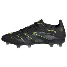 adidas Predator Elite Kids FG Fußballschuh Fußballschuhe Kinder Core Black / Iron Metallic / Lucid Lemon