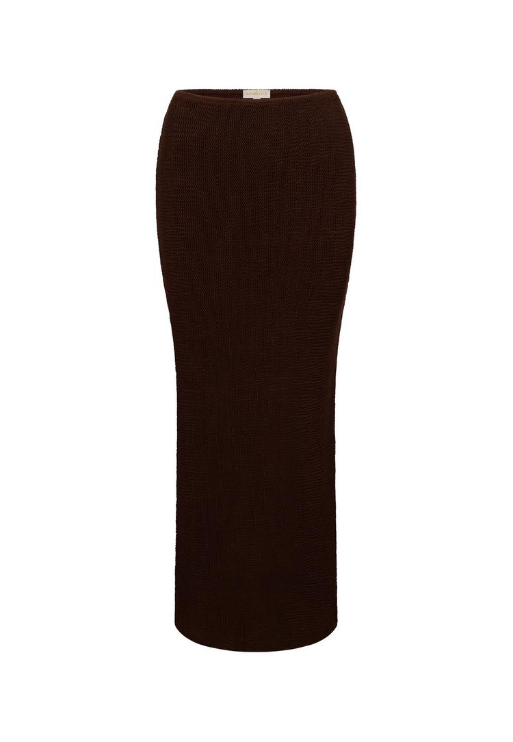 Moda Minx Moda Minx Scrunch Maxirock Damen - Coffee - 0 | SportScheck