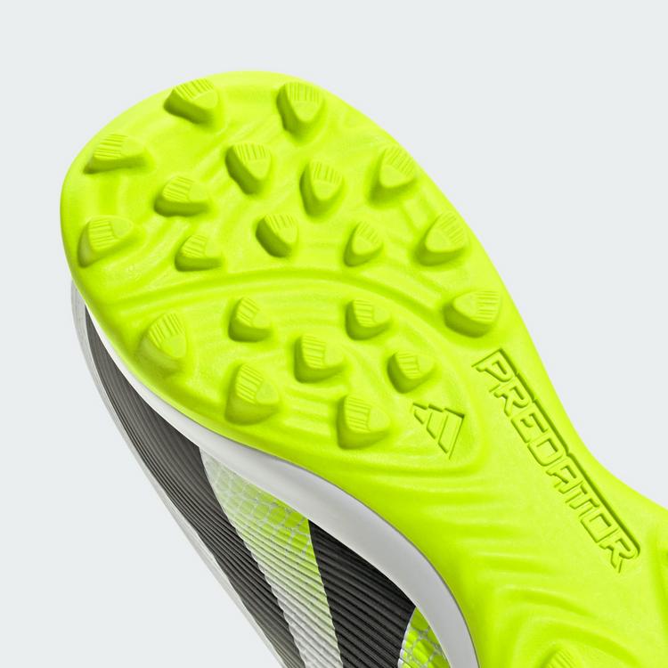 adidas adidas Predator League Kunstrasen Fu&szlig;ballschuh Fu&szlig;ballschuhe - Cloud White / Core Black / Lucid Lemon - 6 | SportScheck