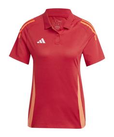 adidas Tiro 24 Competition Poloshirt Damen Poloshirt Damen rot