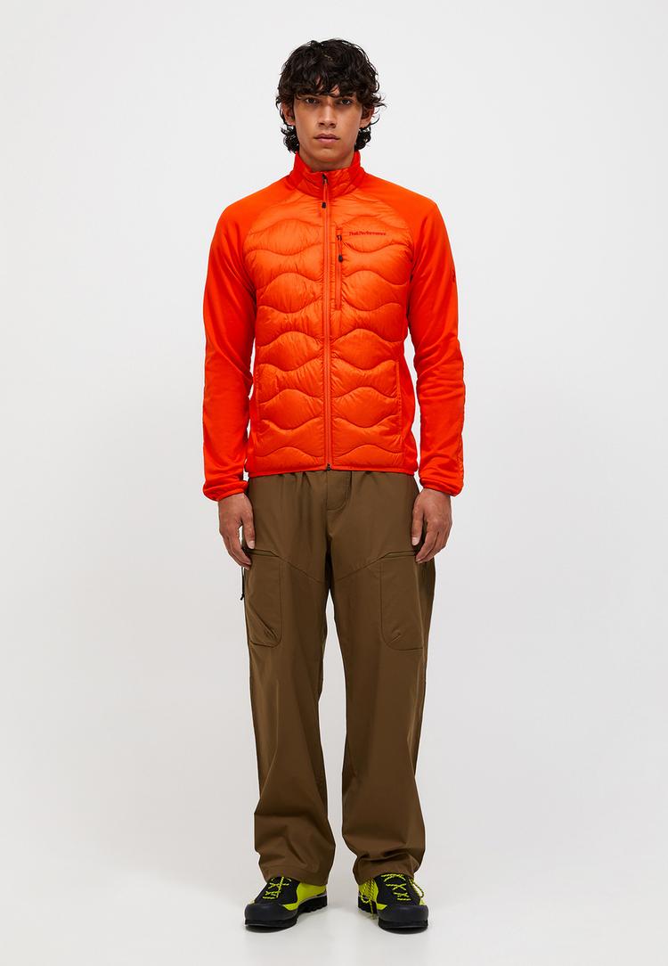 Peak Performance Peak Performance M Helium Down Hybrid Jacket Funktionsjacke Herren - orangerot - 0 | SportScheck