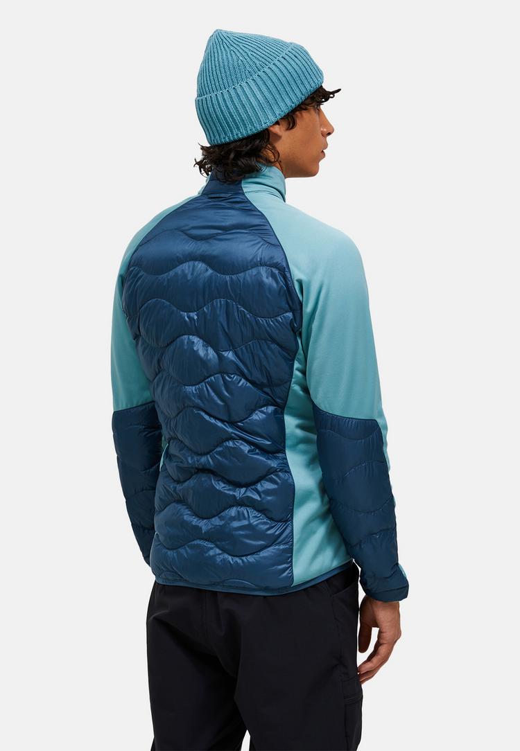 Peak Performance Peak Performance M Helium Down Hybrid Jacket Funktionsjacke Herren - taubenblau - 0 | SportScheck