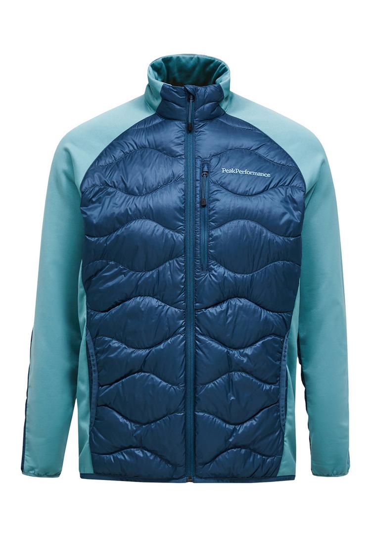Peak Performance Peak Performance M Helium Down Hybrid Jacket Funktionsjacke Herren - taubenblau - 0 | SportScheck