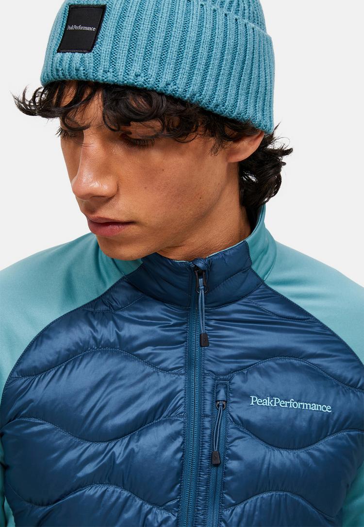 Peak Performance Peak Performance M Helium Down Hybrid Jacket Funktionsjacke Herren - taubenblau - 0 | SportScheck