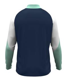 Rückansicht von JAKO Dynamic Ziptop Sweatshirt Funktionssweatshirt Herren blau