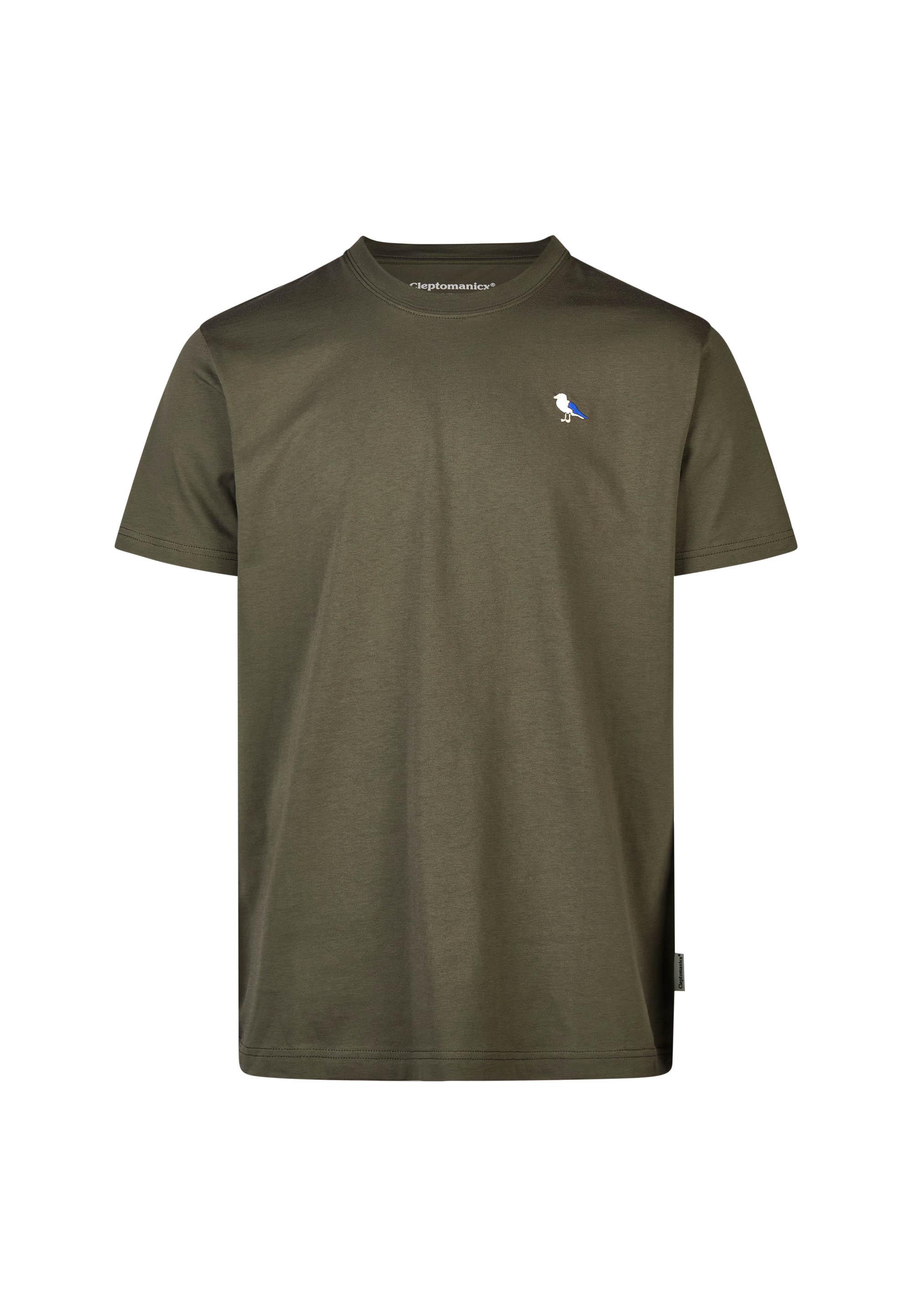 Cleptomanicx Embro Gull T-Shirt Herren - Tea Leaf