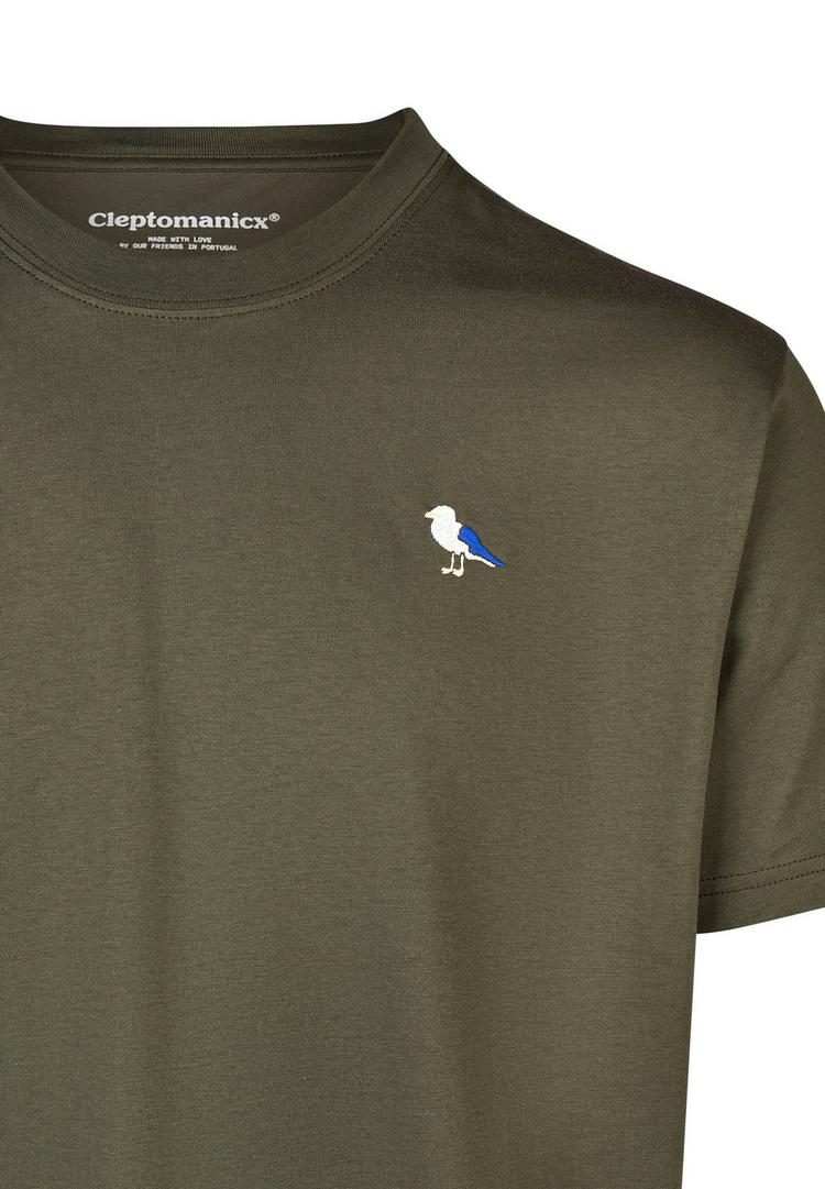 Cleptomanicx Cleptomanicx Embro Gull T-Shirt Herren - Tea Leaf - 1 | SportScheck