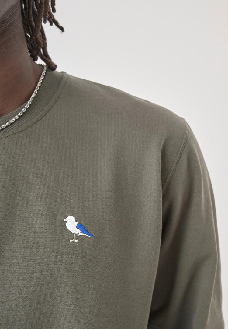 Cleptomanicx Cleptomanicx Embro Gull Sweatshirt Herren - Tea Leaf - 1 | SportScheck