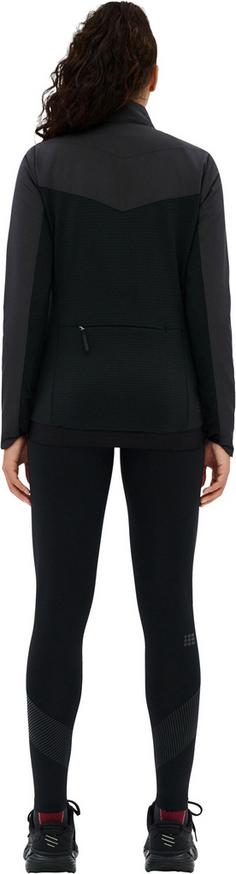 Rückansicht von CEP COLD WEATHER HYBRID-LAUFJACKE Laufjacke Damen black