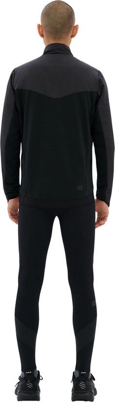 Rückansicht von CEP COLD WEATHER HYBRID-LAUFJACKE Laufjacke Herren black