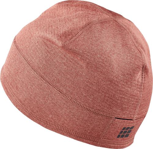 Rückansicht von CEP COLD WEATHER BEANIE V3 Laufmütze rose