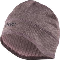 CEP COLD WEATHER BEANIE V3 Laufmütze aubergine
