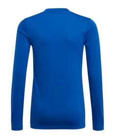 Rückansicht von adidas Team Base Top langarm Kids Dunkel Funktionsshirt Kinder blauweiss