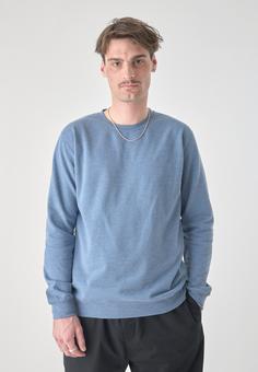 Rückansicht von Cleptomanicx Ligull Sweatshirt Herren Heather Blue