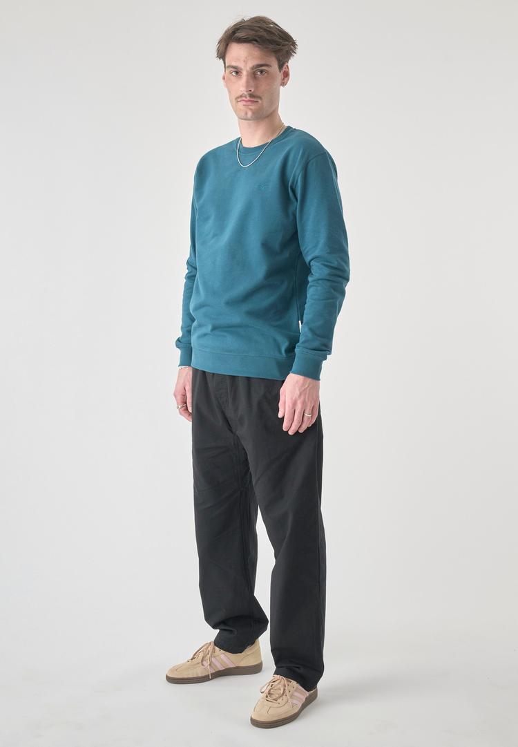 Cleptomanicx Cleptomanicx Ligull Sweatshirt Herren - Dark Sea - 1 | SportScheck