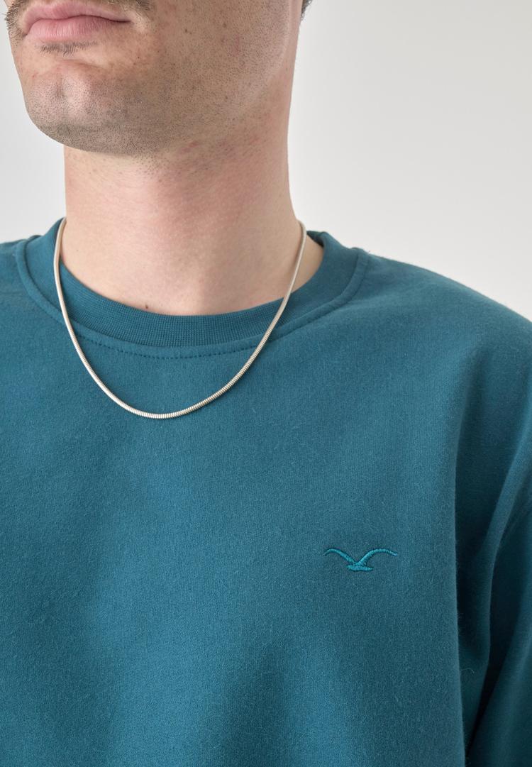 Cleptomanicx Cleptomanicx Ligull Sweatshirt Herren - Dark Sea - 2 | SportScheck