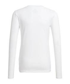 Rückansicht von adidas Team Base Top langarm Kids Dunkel Funktionsshirt Kinder weiss