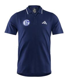 adidas FC Schalke 04 Polo Fanshirt blauweiss
