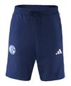 adidas FC Schalke 04 Short Fu&szlig;ballshorts - blauweiss