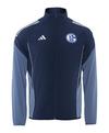 adidas FC Schalke 04 Pr&auml;sentationsjacke Trainingsjacke - blaublau