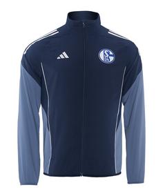 adidas FC Schalke 04 Präsentationsjacke Trainingsjacke blaublau