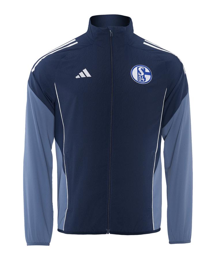 adidas adidas FC Schalke 04 Pr&auml;sentationsjacke Trainingsjacke - blaublau - 0 | SportScheck