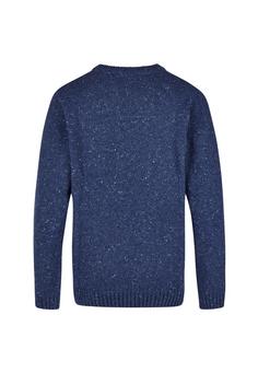 Rückansicht von Cleptomanicx Spacer Strickpullover Herren Nightshadow Blue
