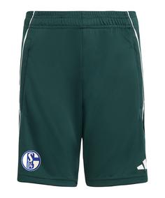 adidas FC Schalke 04 Short Kids Fußballshorts Kinder gruengruen