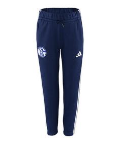 adidas FC Schalke 04 Jogginghose Kids Trainingshose Kinder blauweiss