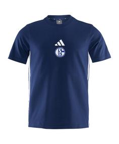 adidas FC Schalke 04 T-Shirt Kids Fanshirt Kinder blauweiss