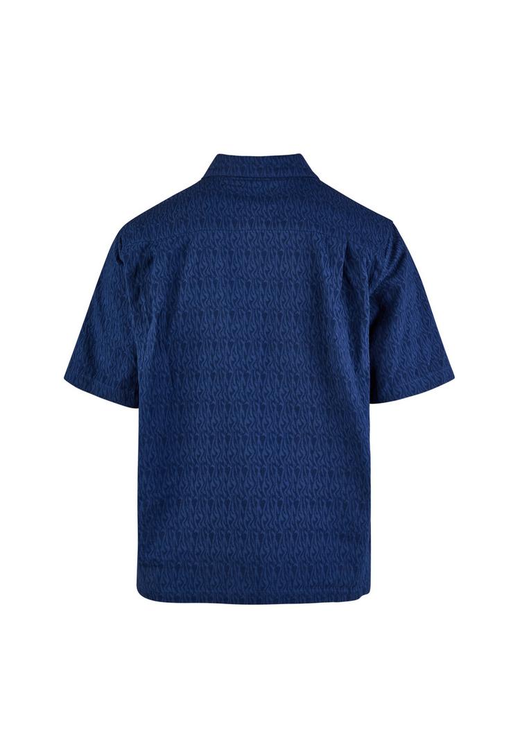 Cleptomanicx Cleptomanicx Shirt S/S Facemelter Kurzarmhemd Herren - Estate Blue - 0 | SportScheck