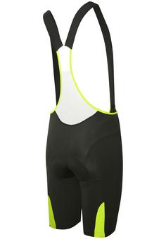 Rückansicht von RH+ Endurance Bibtights Herren black-white-acid lime