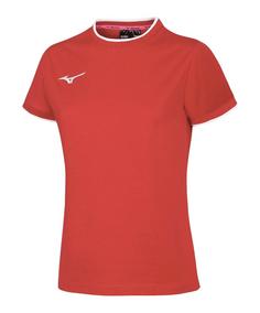 Mizuno T-Shirt Damen Funktionsshirt rotweiss