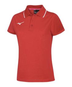 Mizuno Polo Damen Poloshirt rotweiss