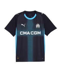 PUMA Olympique Marseille Replica Trikot Away Fußballtrikot Herren blau