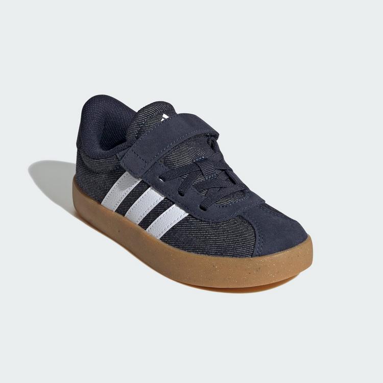 adidas adidas Kinderschuh VL Court 3.0 Kids Sneaker Kinder - Legend Ink / Cloud White / Gum - 3 | SportScheck