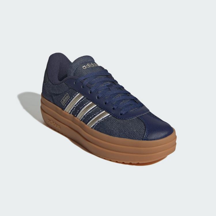 adidas adidas VL Court Bold Schuh Sneaker Damen - Dark Blue / Cyber Metallic / Aurora Ink - 3 | SportScheck