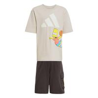 adidas Die Simpsons T-Shirt-Set Kids Trainingsanzug Kinder - Wonder Beige