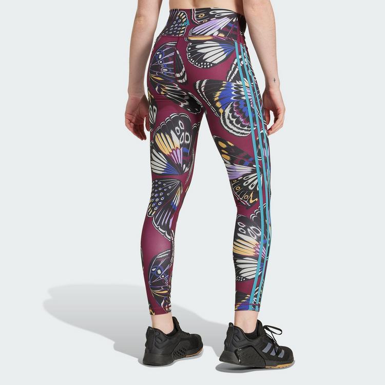 adidas adidas adidas X Farm 7/8 Leggings Leggings Damen - Black / Amazon Red / Energy Ink - 1 | SportScheck