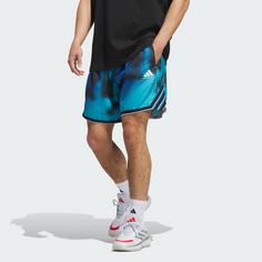 Rückansicht von adidas adidas Crazy Lite AOP Short Funktionsshorts Herren Lucid Cyan