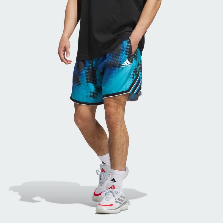 adidas adidas adidas Crazy Lite AOP Short Funktionsshorts Herren - Lucid Cyan - 0 | SportScheck