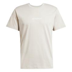 adidas Terrex Signature AOP Grafik T-Shirt Funktionsshirt Wonder Beige