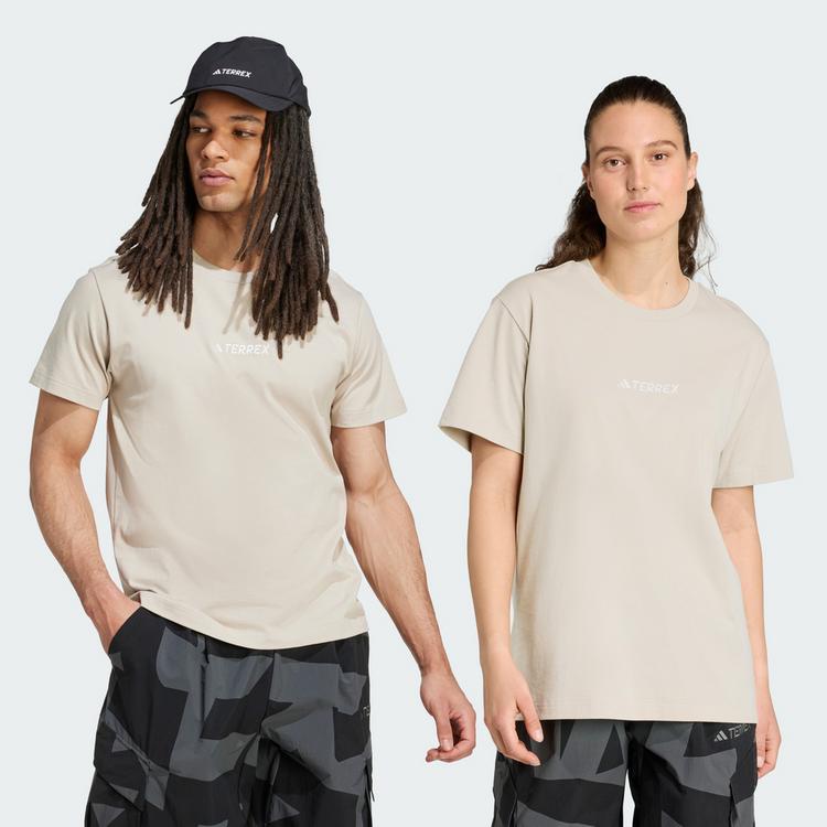 adidas adidas Terrex Signature AOP Grafik T-Shirt Funktionsshirt - Wonder Beige - 0 | SportScheck