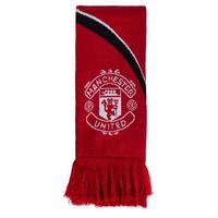adidas Manchester United Heimschal Fanschal - Mufc Red / Black / White