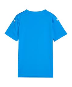 Rückansicht von PUMA teamULTIMATE Trikot Kids Fußballtrikot Kinder blau