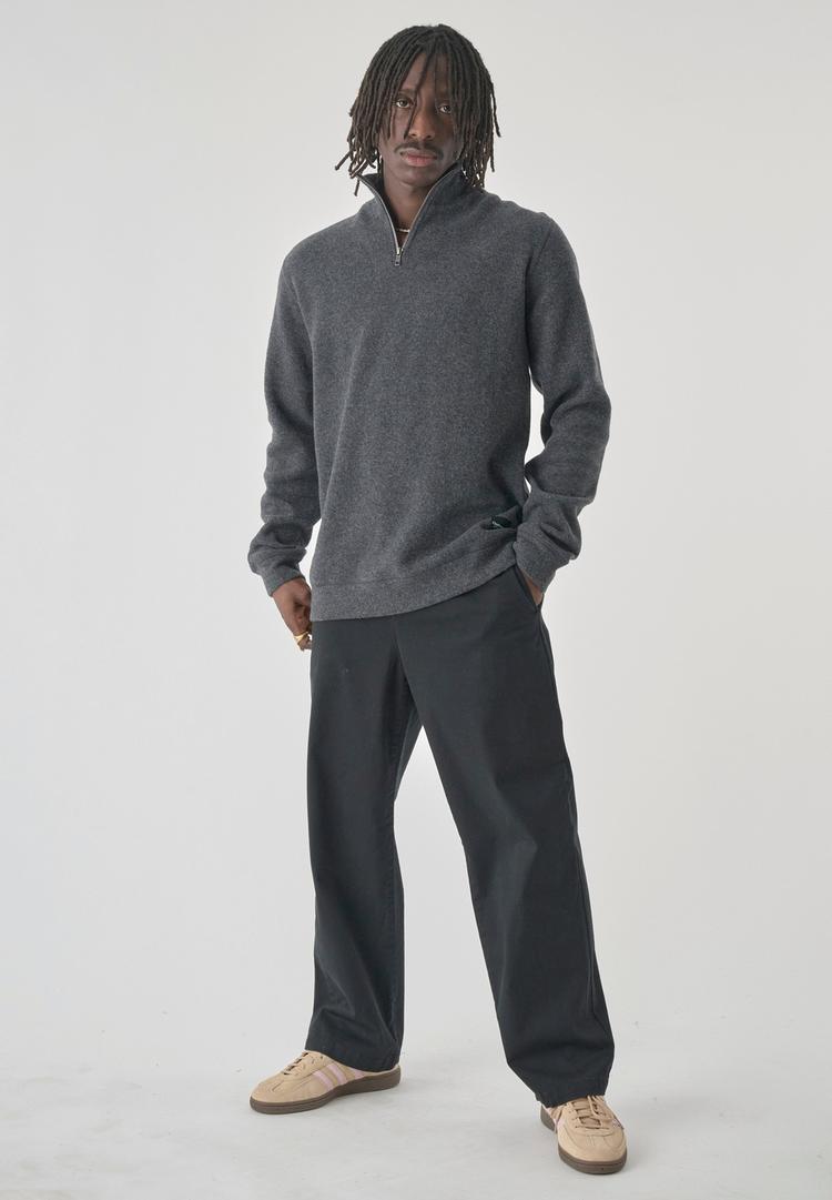 Cleptomanicx Cleptomanicx Noitch Strickpullover Herren - Heather Lava Smoke - 1 | SportScheck