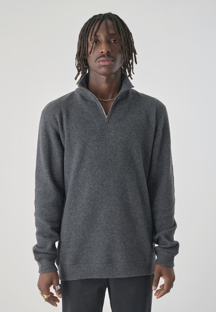 Cleptomanicx Cleptomanicx Noitch Strickpullover Herren - Heather Lava Smoke - 2 | SportScheck