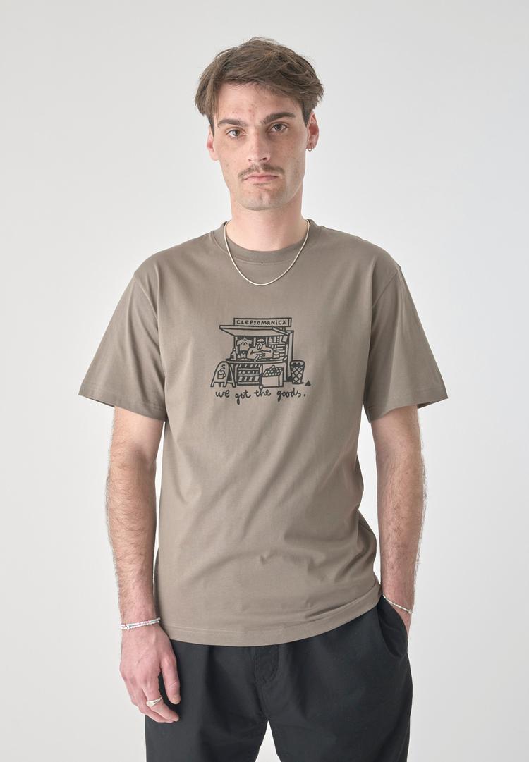 Cleptomanicx Cleptomanicx Classic Tee Got the Goods Printshirt Herren - Bungee Cord - 0 | SportScheck