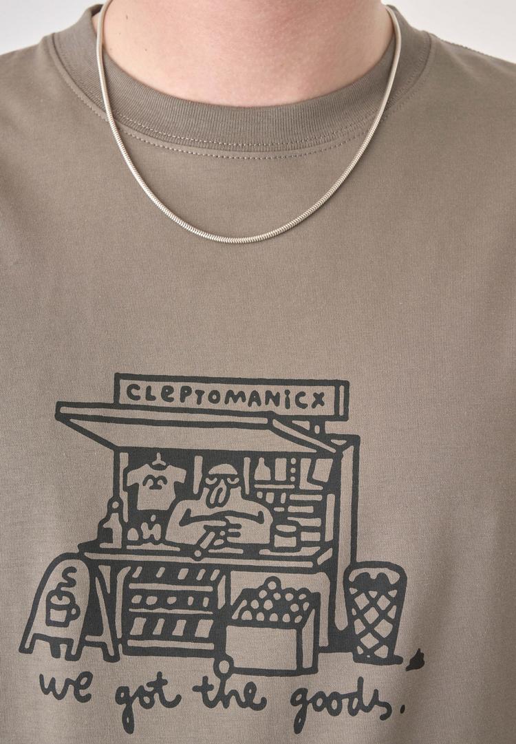 Cleptomanicx Cleptomanicx Classic Tee Got the Goods Printshirt Herren - Bungee Cord - 3 | SportScheck